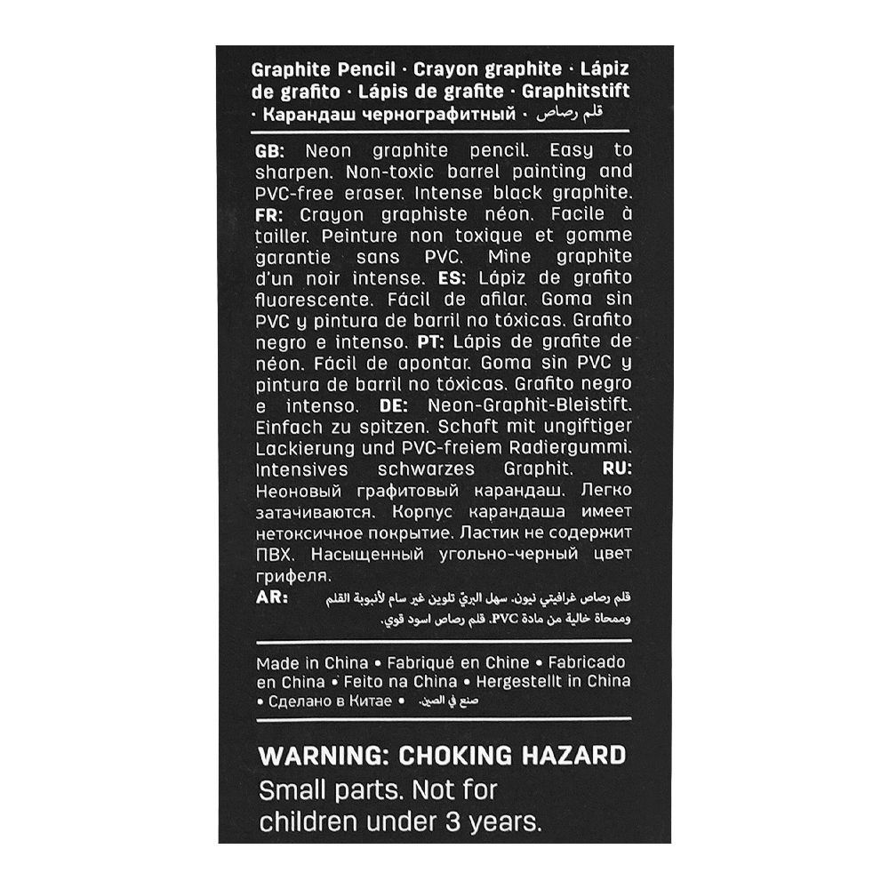 Deli Neon HB Graphite Pencil Assorted 12-Pack, EU51600 - Image 4