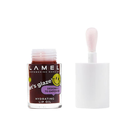 Lamel LET's Glaze Hydrating Lip Oil, 404 Chocolate Cookies - Main Image