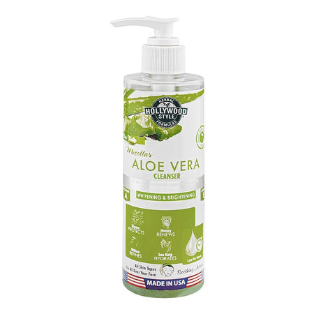 Hollywood Style Organic Micellar Aloe Vera Facial Cleansing Gel, 236ml - Main Image
