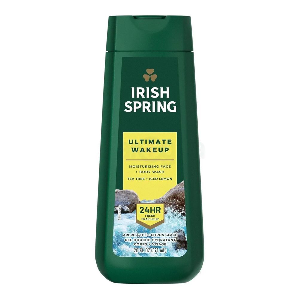 Irish Spring Ultimate Wakeup Moisturizing Face & Body Wash, 591ml - Main Image
