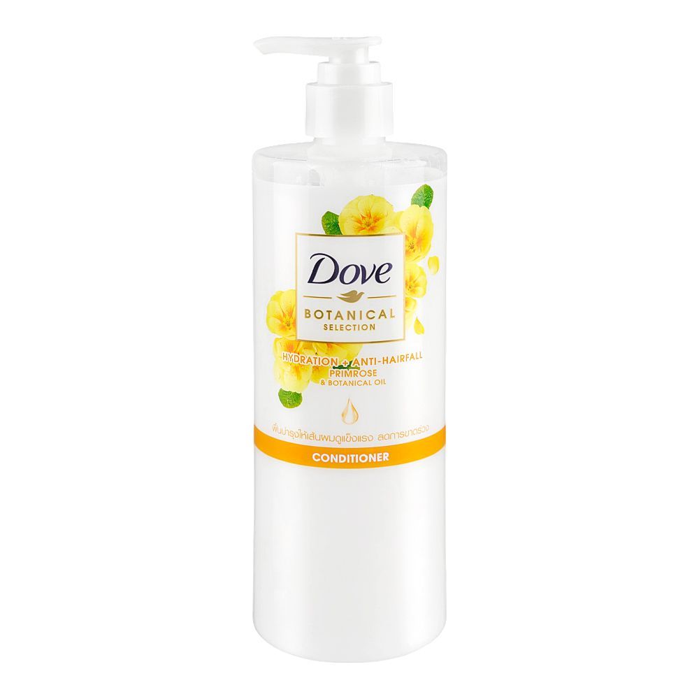Dove Botanical Selection Hydration + Anti-Hair fall Conditioner, Paraben Free, For Brittle and Weak Hair, 450ml - Main Image