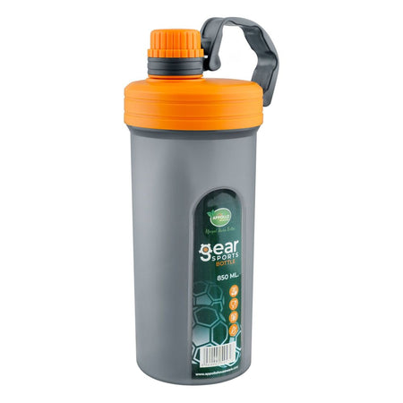 Appollo Plastic Gear Sports Water Bottle, 1000ml, Small, Orange - Main Image