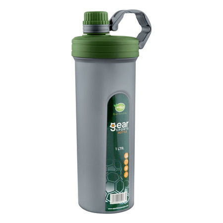 Appollo Plastic Gear Sports Water Bottle, 1000ml, Large, Green - Main Image