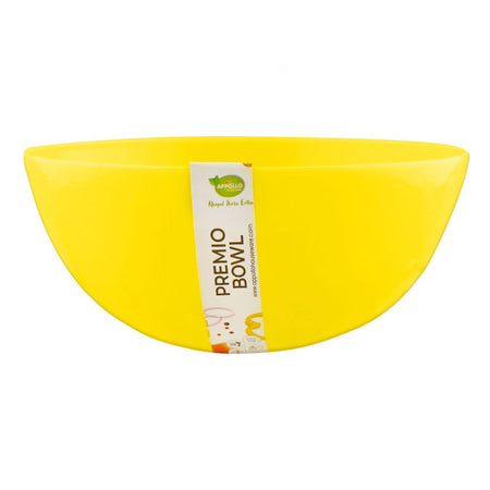 Appollo Plastic Premio Bowl, Small, Yellow, 6.10 x 6.10 x 2.56 inches - Image 2