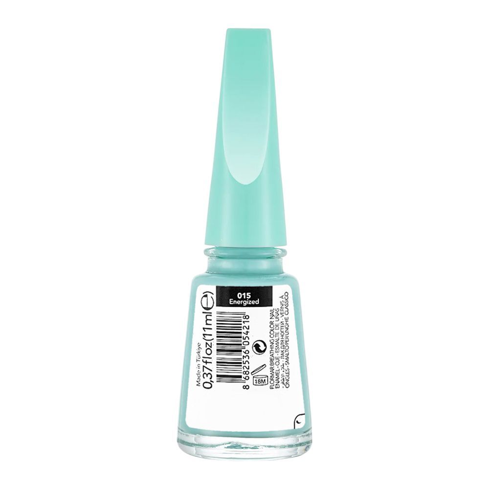 Flormar Breathing Color Nail Polish, 11ml, 015 Energized - Image 2