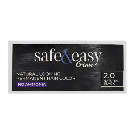 Cosmo No Ammonia Safe & Easy Permanent Hair Color - Salon Quality Hair Color, 2.0 Natural Black - Image 6