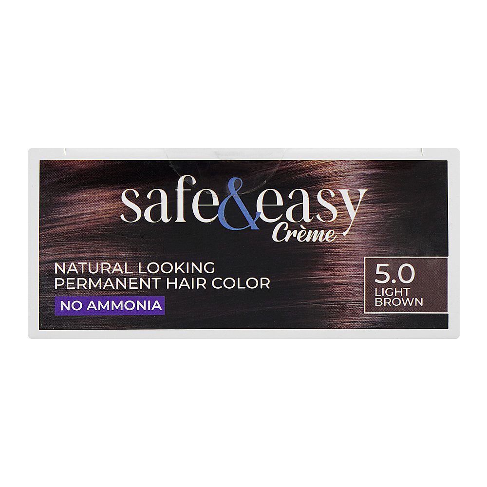 Cosmo No Ammonia Safe & Easy Permanent Hair Color - Salon Quality Hair Color, 5.0 Light Brown - Image 6