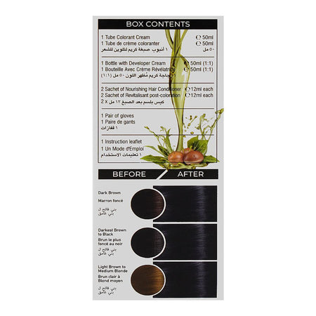 Cosmo Color Xpress 3X Nourishing Care Permanent Hair Color - Salon-Quality Hair Dye, 1.1 Blue Black - Image 4