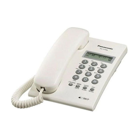 Panasonic Corded Landline Telephone, White, KX-TSC73X - Main Image