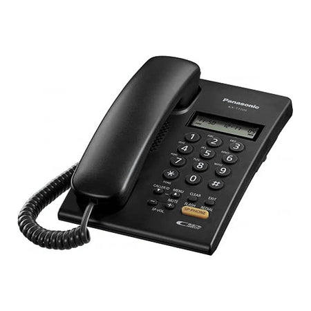 Panasonic Corded Landline Telephone, Black, KX-TSC75X - Main Image