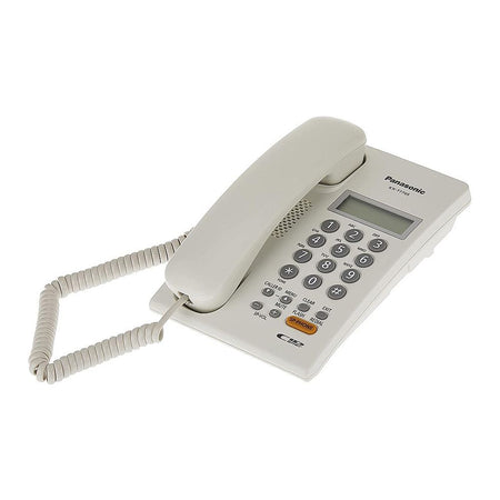 Panasonic Corded Landline Telephone, White, KX-TSC75X - Main Image