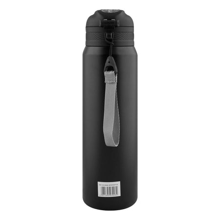 Homeatic Stainless Steel Water Bottle, 800ml, Black, HKD-7023 - Image 2