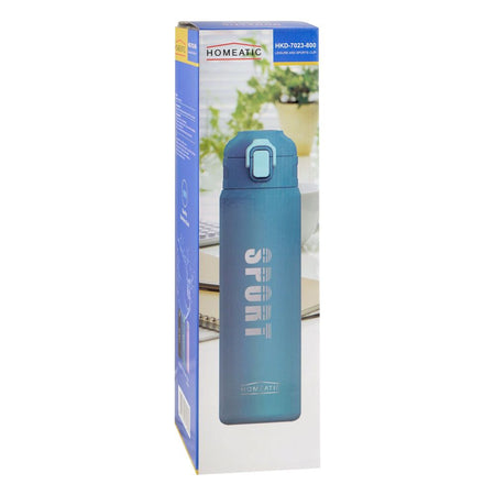 Homeatic Stainless Steel Water Bottle, 800ml, Black, HKD-7023 - Image 4