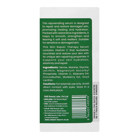 Vibrant Beauty Skin Repair Therapy Skin Repair Serum, 30ml - Image 3