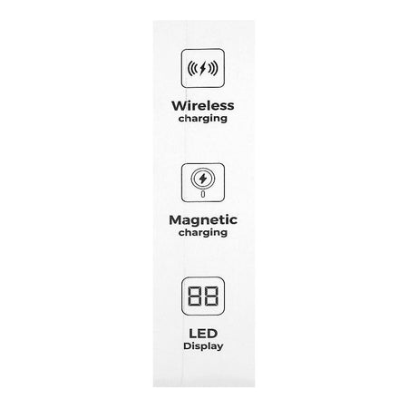 Yolo GoMag Power Bank (10000mAh, 22.5W, Wireless Charging), Black, Y-703 - Image 3