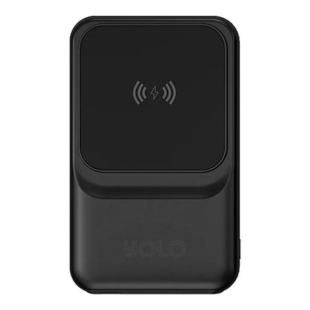 Yolo GoMag Pro Power Bank (10000mAh, 22.5W, Wireless Charging), Black, Y-701 - Main Image