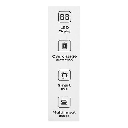 Yolo Insta 10 Power Bank (10000mAh, 22.5W), White, Y-103F - Image 3