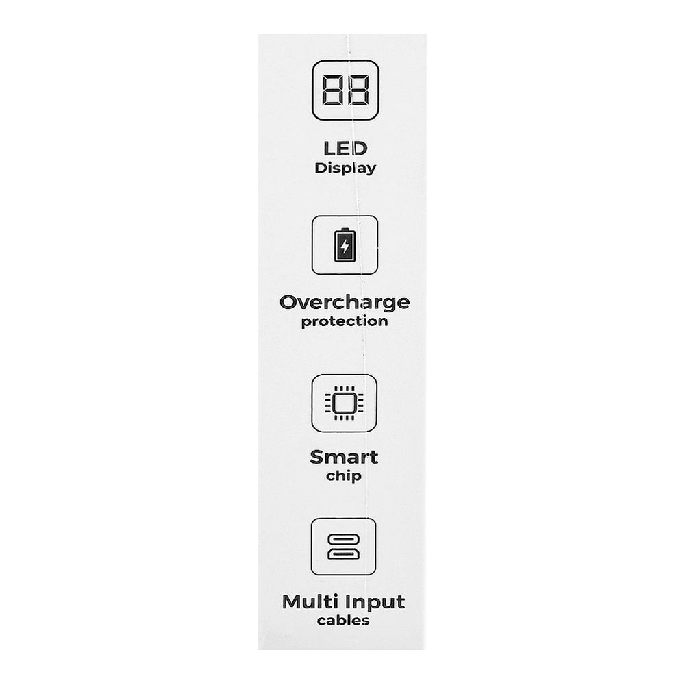 Yolo Insta 10 Power Bank (10000mAh, 22.5W), White, Y-103F - Image 3
