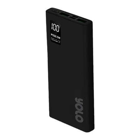 Yolo Insta 20 Power Bank (20000mAh, 22.5W), Black, Y-202F - Main Image