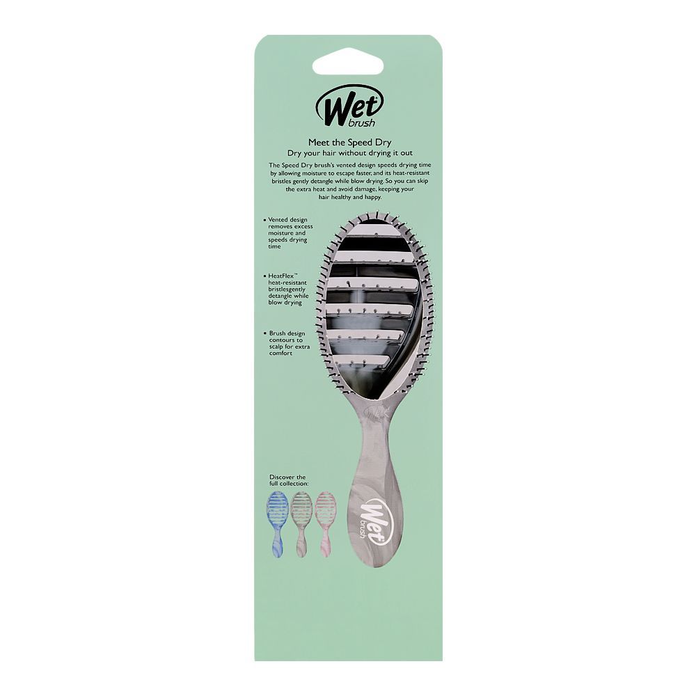 Wet Brush Speed Dry Hair Brush, Sweet Seaglass Grey (BWR810SGLGY) - Image 6