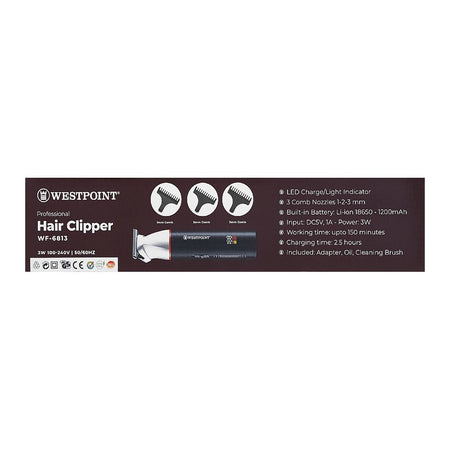 West Point Professional Hair Clipper, WF-6813 - Image 3
