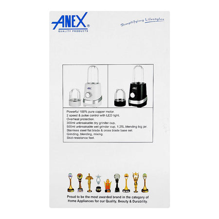 Anex Deluxe Grinder, 380W, Black, AG-645 - Image 4