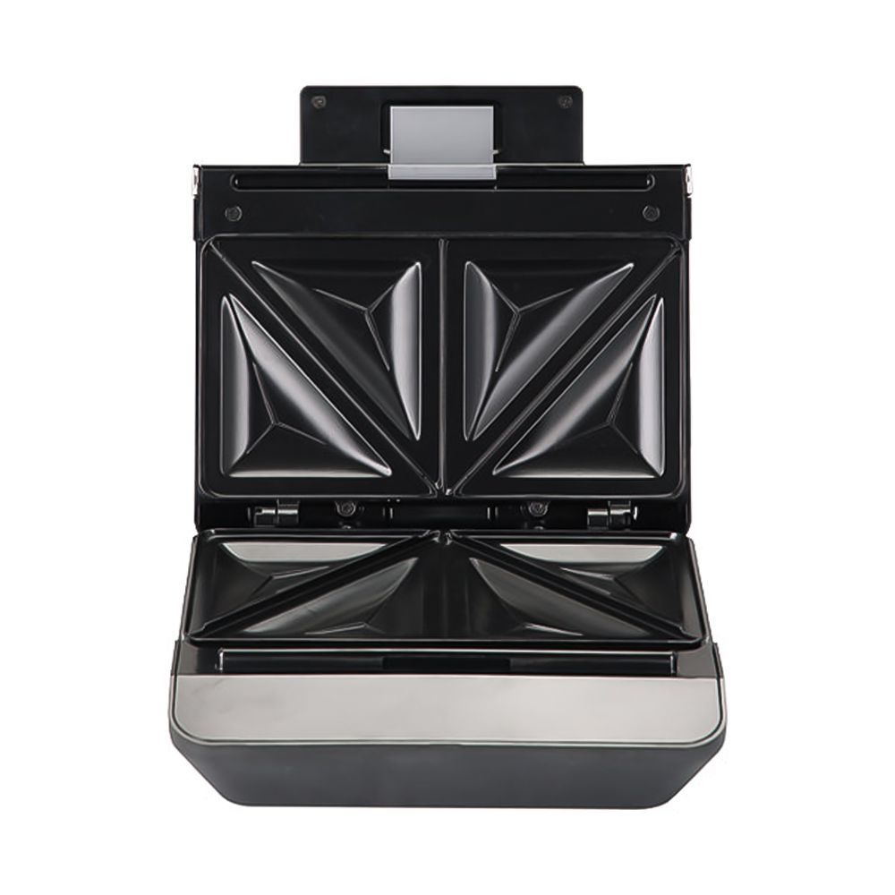 Anex Deluxe Sandwich Maker, 750W, Black & Silver, AG-2046 - Image 2