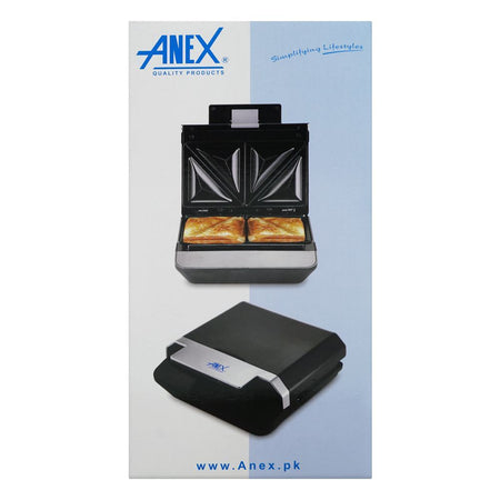 Anex Deluxe Sandwich Maker, 750W, Black & Silver, AG-2046 - Image 4