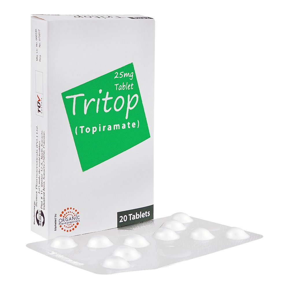 Organic Pharmaceuticals Tritop Tablet, 25mg, 20-Pack - Main Image