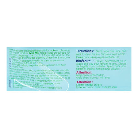 Swiss Miss Makeup Removing Wipes with Tea Tree Oil, Alcohol Free, For All Skin Types - Image 3