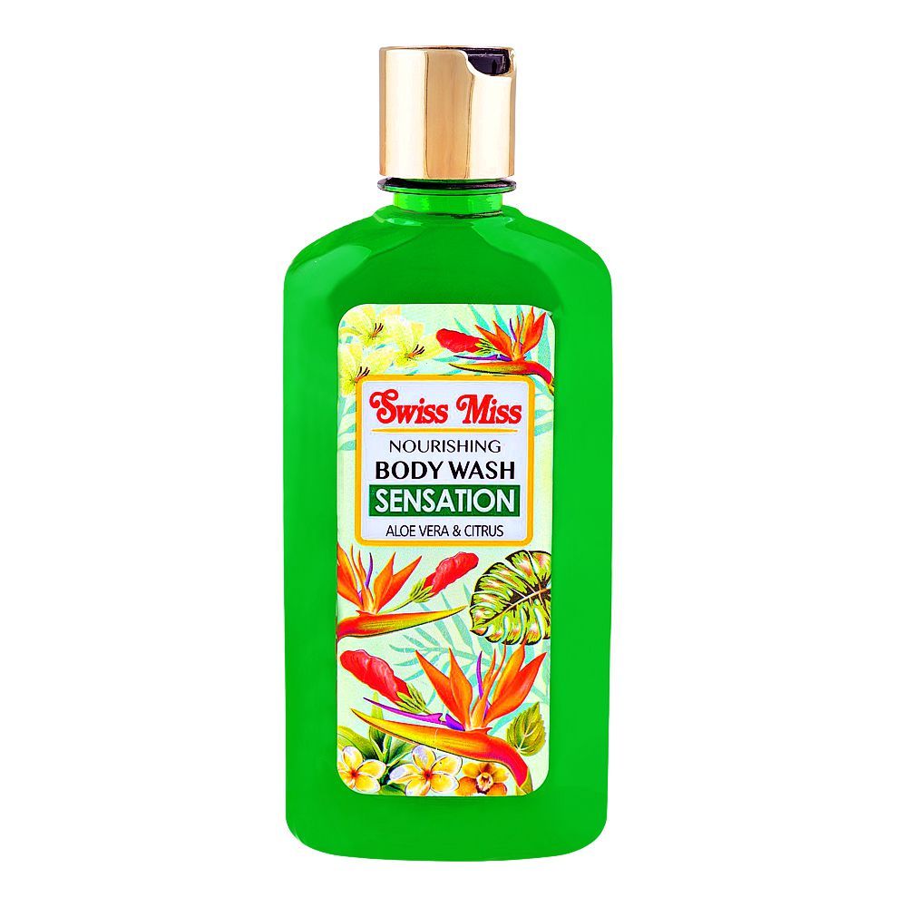 Swiss Miss Sensation Body Wash with Aloevera & Citrus, 440ml - Main Image