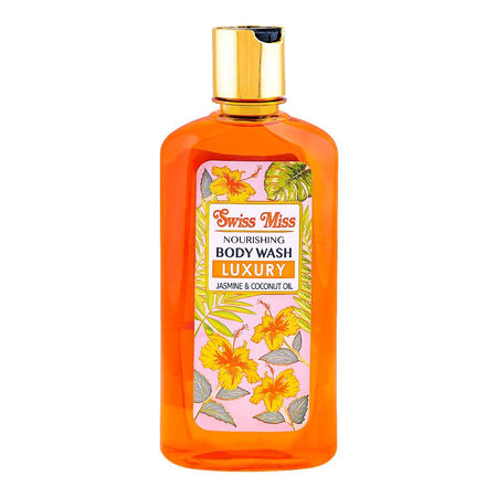 Swiss Miss Luxury Body Wash with Jasmine & Coconut Oil, 440ml - Main Image