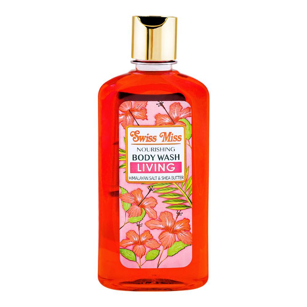 Swiss Miss Living Body Wash with Himalayan Salt & Shea Butter, 440ml - Main Image