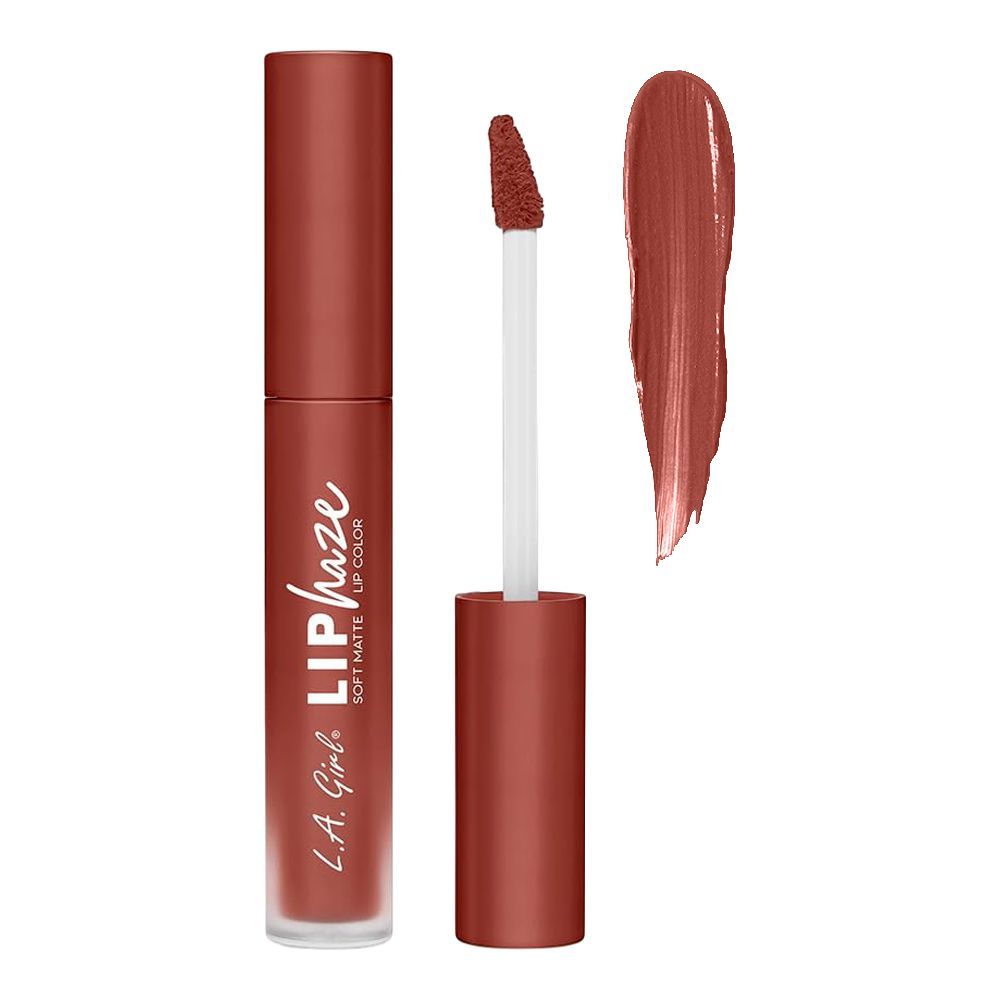 L.A. Girl Lip Haze Soft Mate Lip Color, Liquid Lipstick, 3.3ml, GLC767 Taken - Main Image