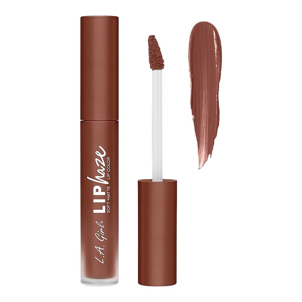 L.A. Girl Lip Haze Soft Matte Lip Color, Liquid Lipstick, 3.3ml, GLC765 Love Me - Main Image