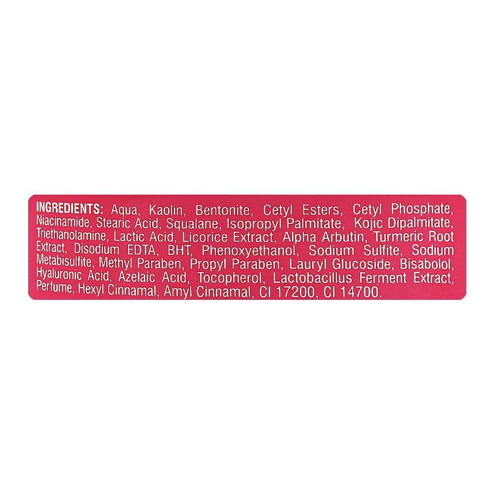 Cosmo Glow White Skin Perfector Whitening Face Mask with Niacinamide & Hyaluronic Acid, 250ml - Image 2