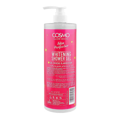 Cosmo Glow White Skin Perfector Whitening Shower Gel with Niacinamide & Hyaluronic Acid, 1000ml - Image 2
