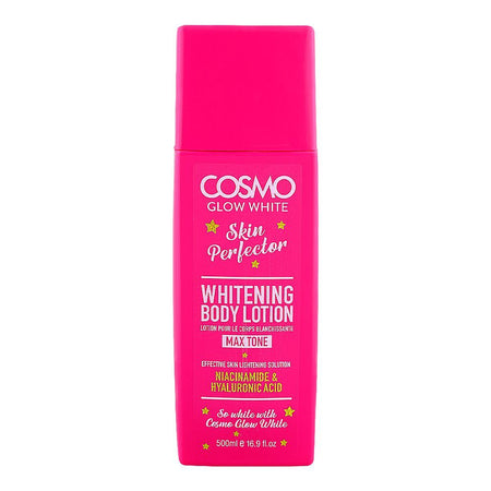 Cosmo Glow White Skin Perfector Whitening Body Lotion with Niacinamide & Hyaluronic Acid, 500ml - Main Image