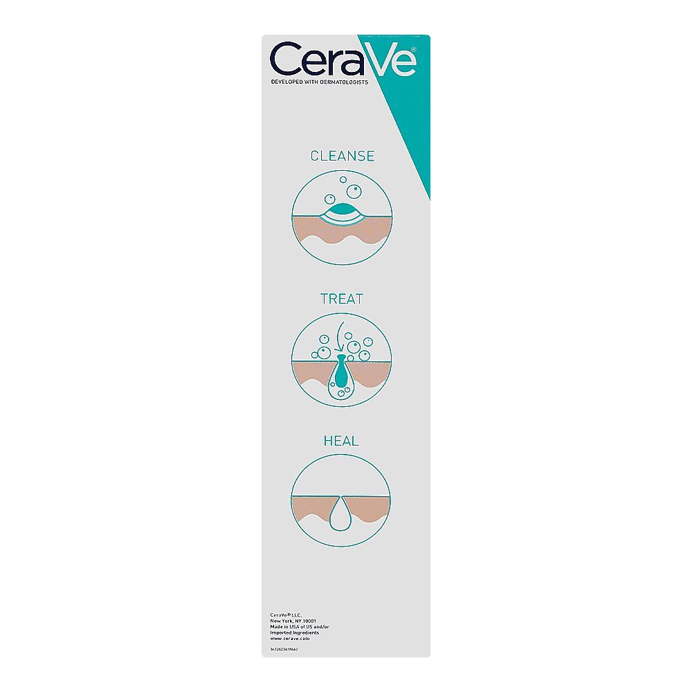 CeraVe 10% Benzoyl Peroxide Acne Foaming Cream Face & Body Wash, 150ml - Image 3