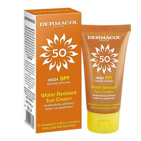 Dermacol Water Resistant Sun Cream, SPF 50, UVA & UVB Protection, 50ml - Main Image