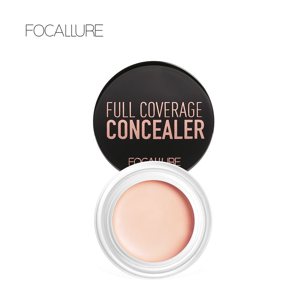 Focallure Full Coverage Concealer, Waterproof, High-Pigment, 4g, FA-58 - 01 Neutral - Image 2