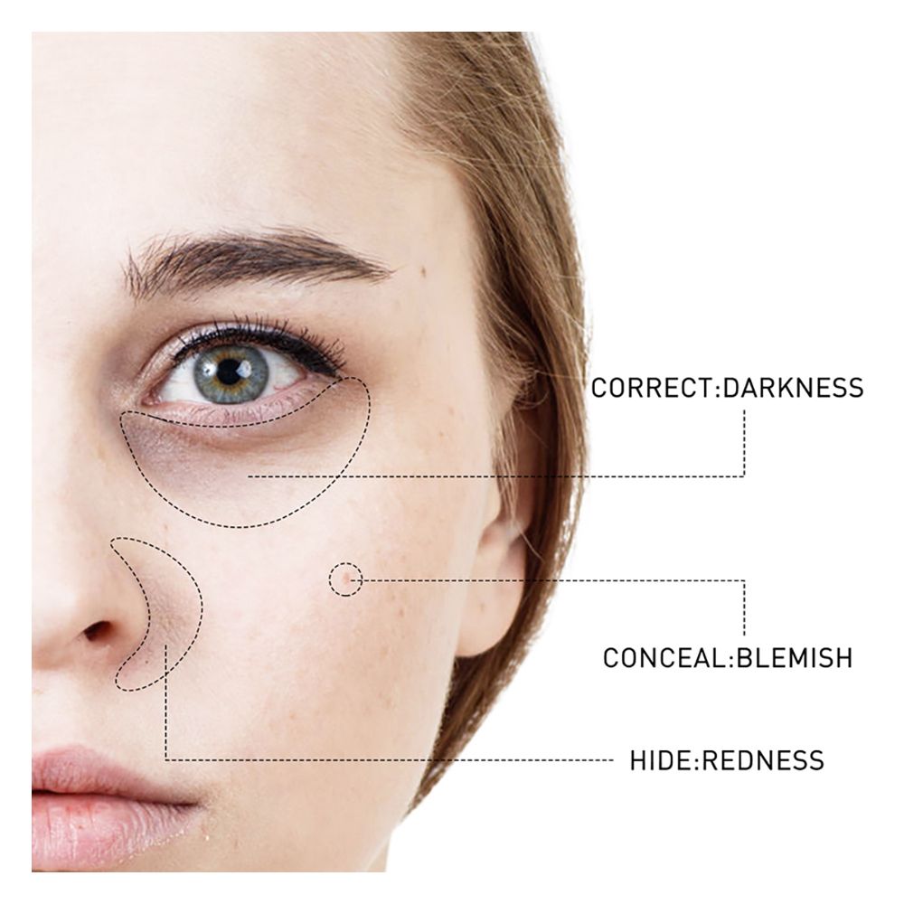 Focallure Full Coverage Concealer, Waterproof, High-Pigment, 4g, FA-58 - 01 Neutral - Image 4