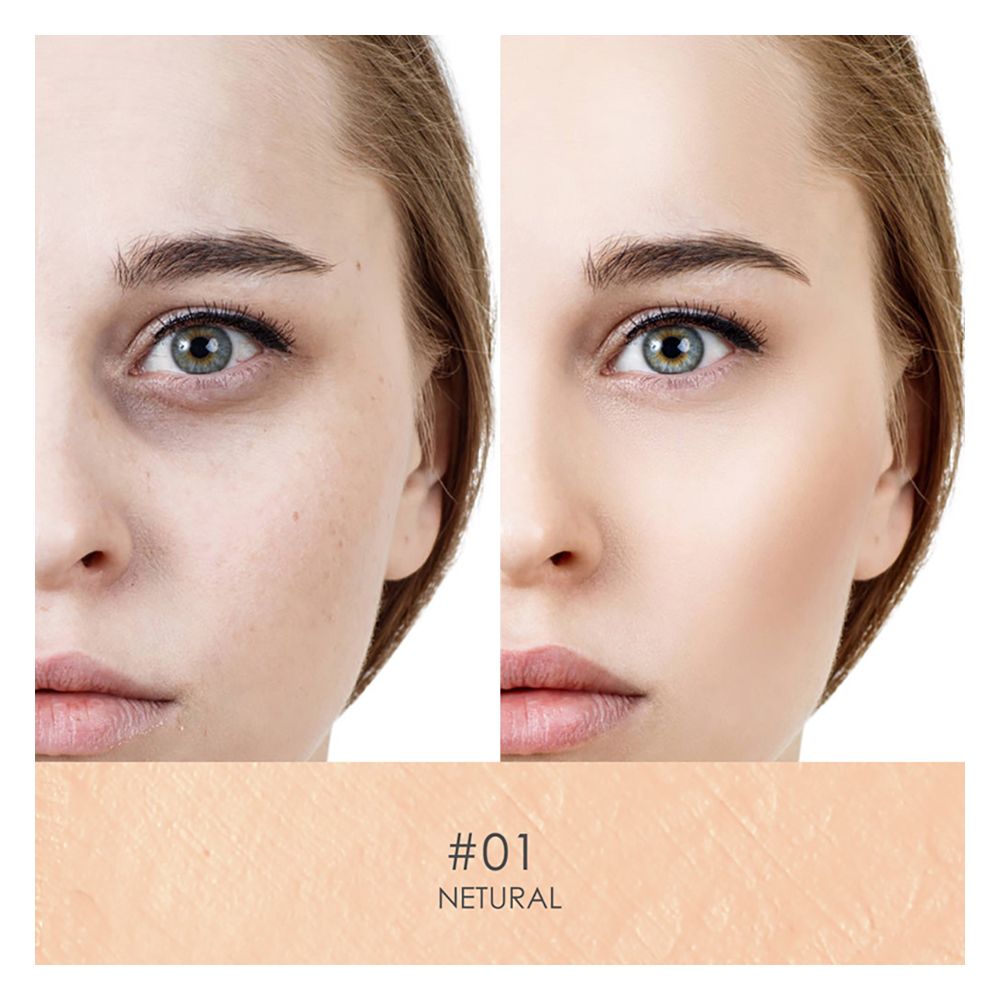 Focallure Full Coverage Concealer, Waterproof, High-Pigment, 4g, FA-58 - 01 Neutral - Image 5