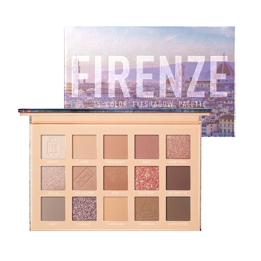 Focallure Go Travel 15 Pan Eyeshadow Palette, FA-100 - 8 Hi Firenze - Main Image