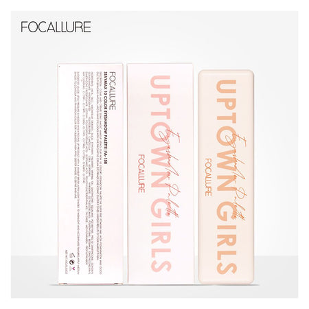Focallure Uptown Girls 10 Color Eyeshadow Palette, FA158 - 03 Sunflower at Sunset - Image 2