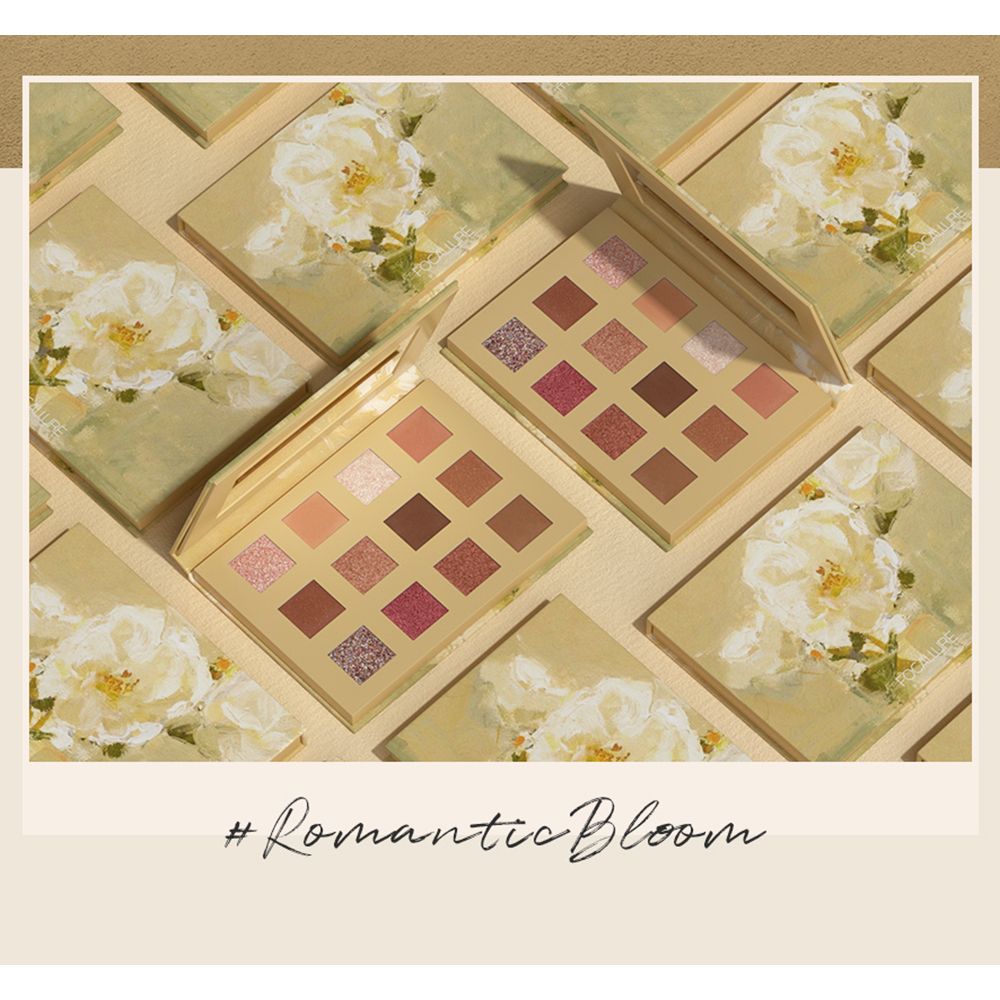 Focallure Jasmine 12 Pan Eyeshadow Palette, FA-321 - Image 6