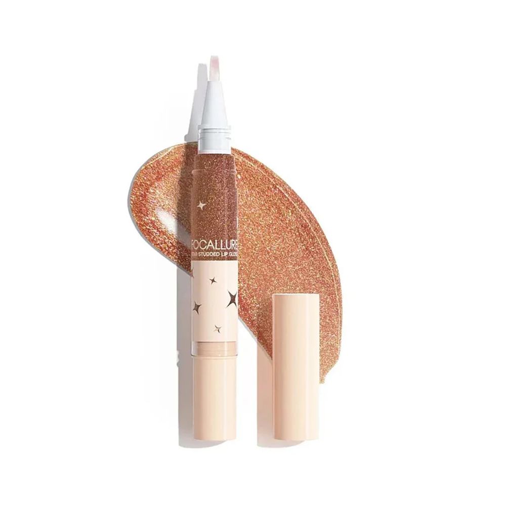 Focallure Star Studded Lip Gloss, 3g, FA-L27 - BR01 Serein - Image 2
