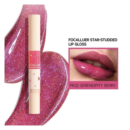 Focallure Star Studded Lip Gloss, 3g, FA-L27 - PK02 Serendipity Berry - Main Image