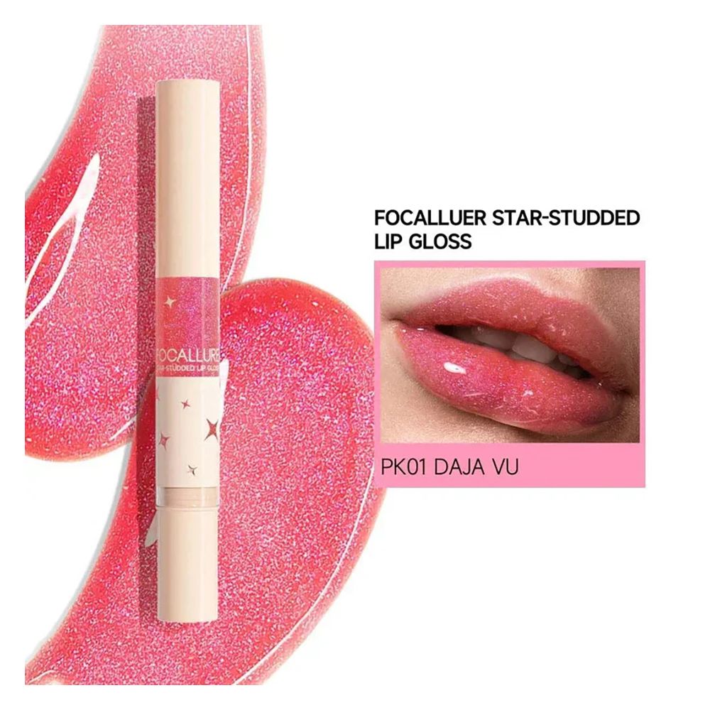 Focallure Star Studded Lip Gloss, 3g, FA-L27 - PK01 Daja Vu - Main Image