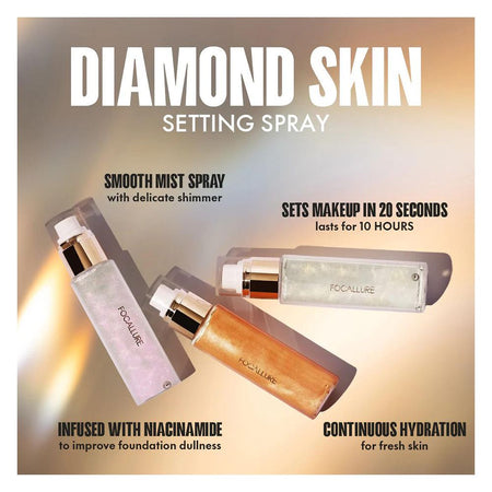 Focallure Diamond Skin Setting Spray, 75ml, FA-F33 - SP01 Translucent - Image 2
